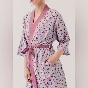 Pact The Staycation Short Robe (missing belt)